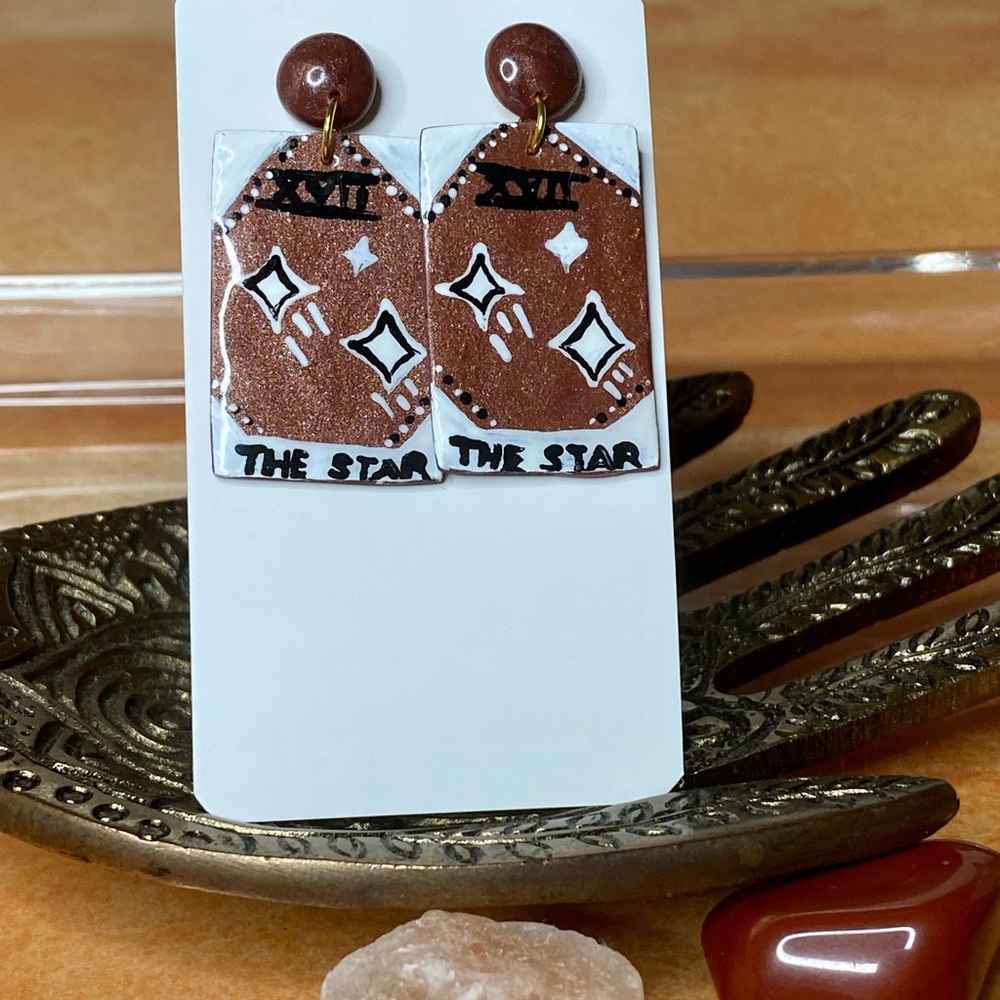 Handcrafted Earrings Tarot